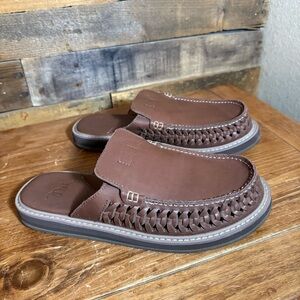 Sanuk Men's Huarache Brown size 8‎